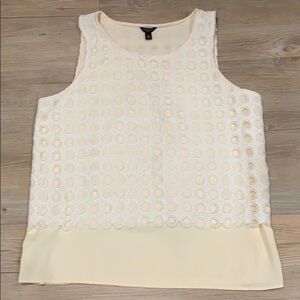Ann Taylor lace tank top